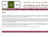 BIJ DE LES - REMEDIAL TEACHING