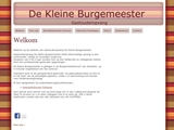 GASTOUDEROPVANG DE KLEINE BURGEMEESTER