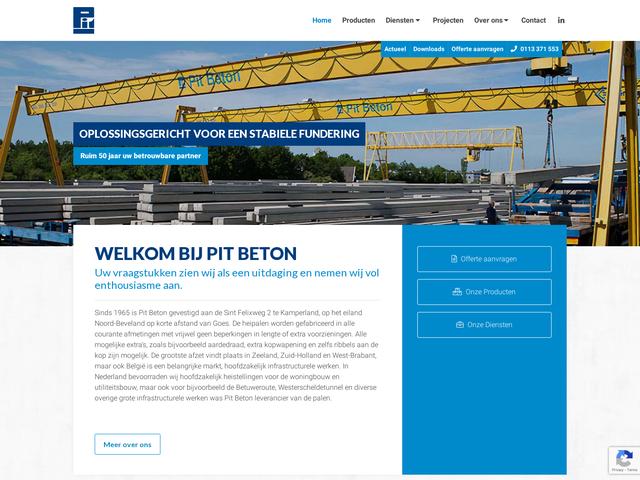 PIT BETON HEIPALENFABRIEK KAMPERLAND BV