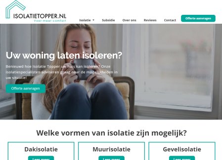 ISOLATIETOPPER.NL VOOR MEER COMFORT