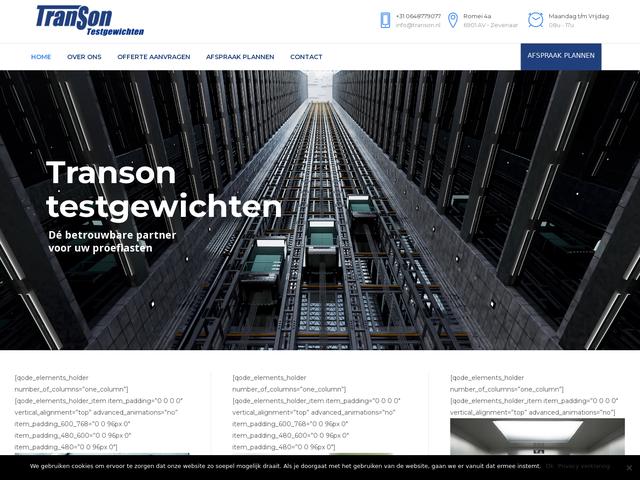 TRANSON TESTGEWICHTEN