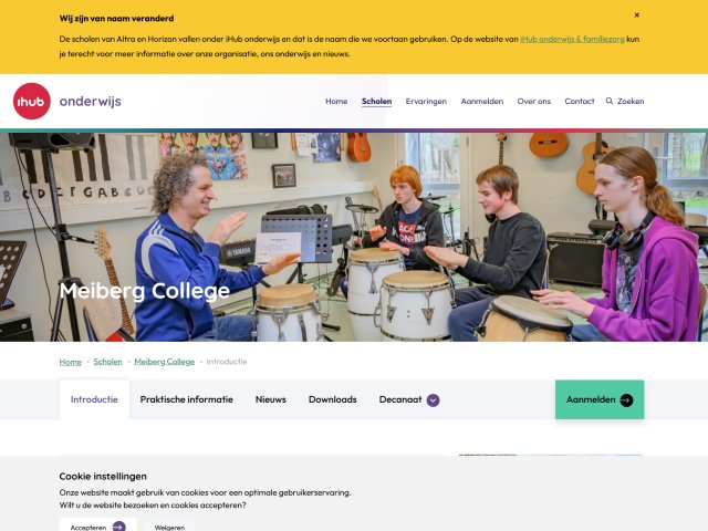 MEIBERG COLLEGE – IHUB ONDERWIJS