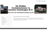 DE RIDDER COMMISSIONAIR IN (MOTOR)VOERTUIGEN BV