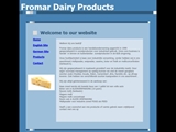 FROMAR DAIRY PRODUCTS