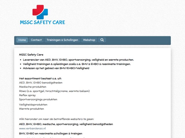 MSSC SAFETY CARE
