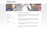 TRIPLE VALUE STRATEGY CONSULTING