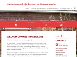 HUISARTSENPRAKTIJK ROSSUM EN HEEREWAARDEN