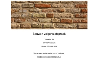 POLMAN BOUWEN VOLGENS AFSPRAAK MARCEL