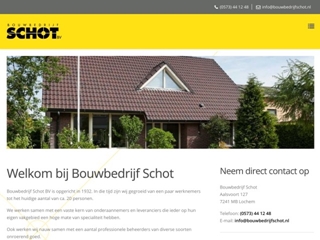 SCHOT BV BOUWBEDRIJF