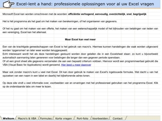 EXCEL-LENT A HAND