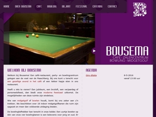 BOUSEMA ZALENCENTRUM CAFE RESTAURANT BOWLING