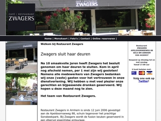 ZWAGERS RESTAURANT