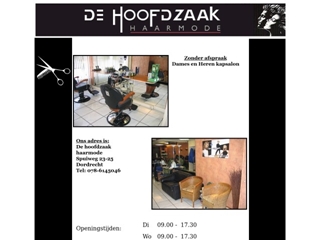DE HOOFDZAAK DAMES- EN HERENKAPSALON