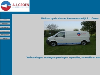GROEN BV AANNEMERSBEDRIJF A J