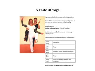TASTE OF YOGA A