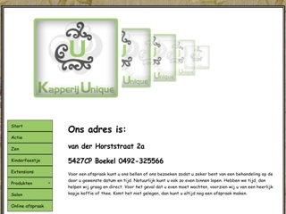 KAPPERIJ UNIQUE