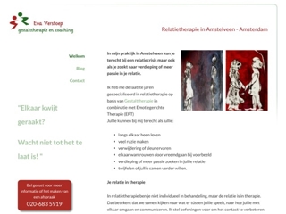 VERSTOEP GESTALTTHERAPIE EN COACHING