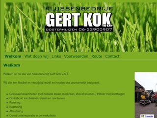 KLUSSENBEDRIJF GERT KOK VOF