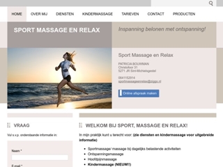 SPORT MASSAGE EN RELAX PATRICIA BOUWMAN