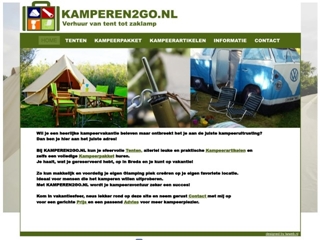 KAMPEREN2GO.NL VERHUUR VAN TENT TOT ZAKLAMP