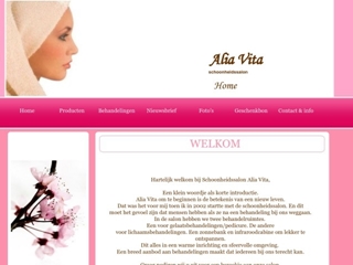 ALIA VITA SCHOONHEIDSSALON/SPITTERS ANKIE