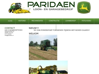 PARIDAEN BV MECHANISATIE- EN LOONBEDRIJF