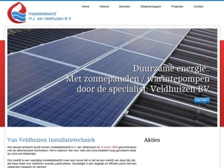VELDHUIZEN INSTALLATIEBEDRIJF BV H J VAN