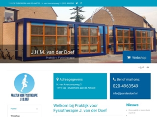 DOEF FYSIOTHERAPIE J H M VAN DER