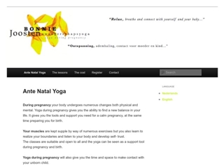 JOOSTEN ZWANGERSCHAPSYOGA HAARLEM BONNIE