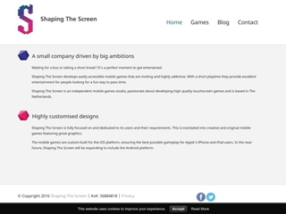 SHAPING THE SCREEN