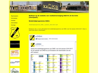 DKB VOETBALVERENIGING KANTINE