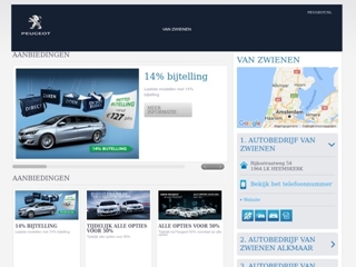 ZWIENEN AUTOBEDRIJF PEUGEOT DEALER HOORN BV