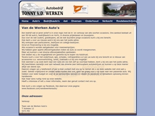 VAN DE WERKEN AUTO'S