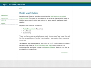 LEGAL COUNSEL SERVICES