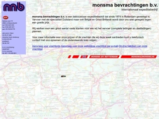 MONSMA BEVRACHTINGEN BV