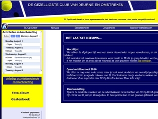 DREEF TENNISCLUB OP