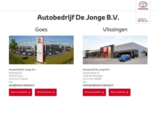 TOYOTA DE JONGE BV