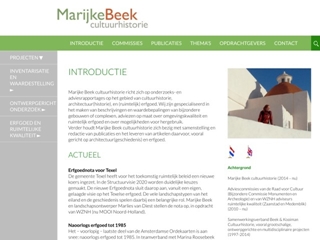 MARIJKE BEEK CULTUURHISTORIE