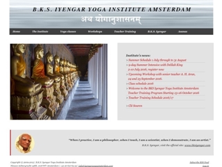 BKS IYENGAR YOGA INST AMSTERDAM