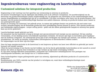 VH CONSULT LASERTECHNOLOGY