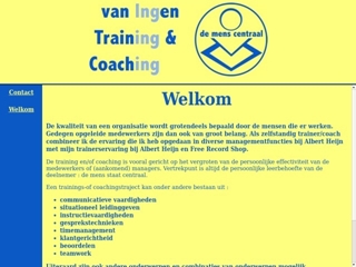INGEN TRAINING & COACHING VAN