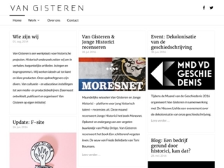 VAN GISTEREN