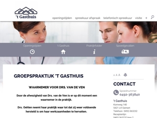 GASTHUIS HUISARTSENGROEPSPRAKTIJK 'T