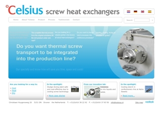 CELSIUS SCREW HEAT EXCHANGERS
