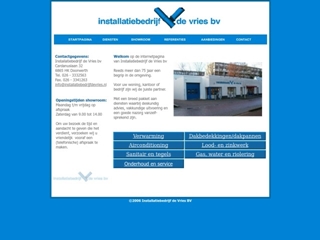 VRIES BV INSTALLATIEBEDRIJF DE