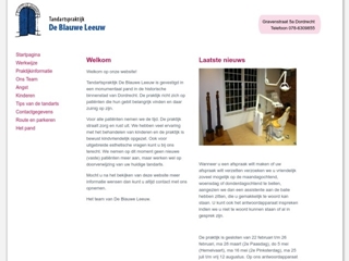 TANDARTSPRAKTIJK DE BLAUWE LEEUW
